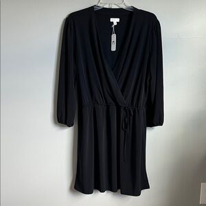 Chic Black Long Sleeve Dress